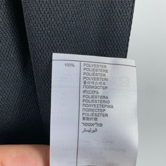 Macron Activewear Polo Shirt Black Short Sleeve - Picture 6 of 8